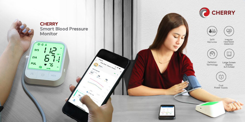 CHERRY Smart Blood Pressure Monitor launched!
