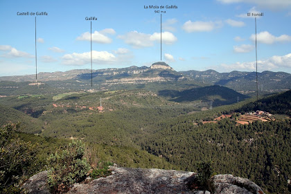 La Vall de Gallifa vista des del mirador