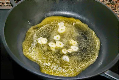 Espinacas con delicias de mar paso 2