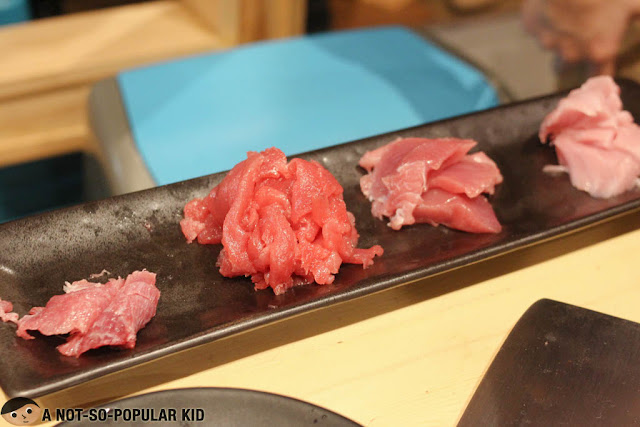 Different cuts of Tuna Fish in Ichiba