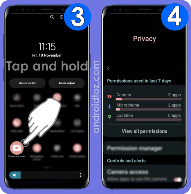Remove Camera Access for Separate Apps on Samsung (2)