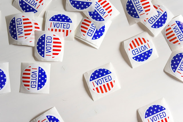 Talguard: Image of "I Voted" stickers