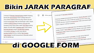 Trik Membuat Jarak Paragraf di Google Form