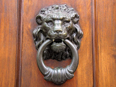 Town Hall doorway knockers, Livorno