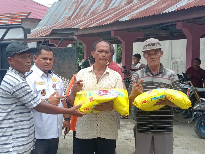 Untuk Ketahanan Pangan, Pemdes Mahato Gulirkan Bibit Ikan Lele Kepada 50 Kelompok Tani