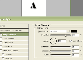 drop shadow for brush