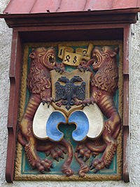 Schirmerturm coat of arms.