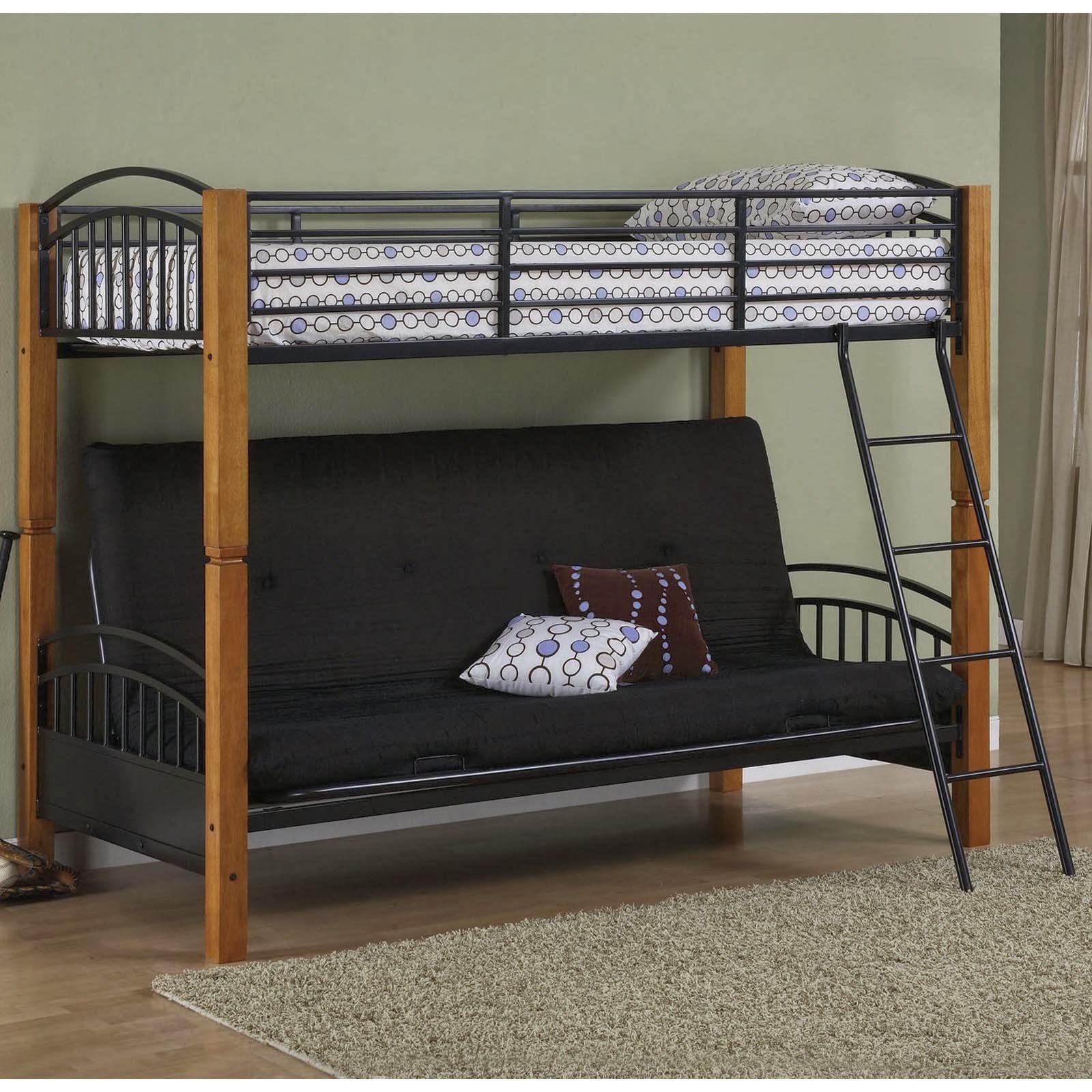 Bunk Bed With Futon