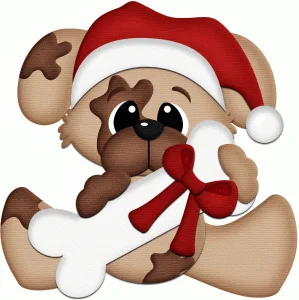 Animals For Christmas Clipart