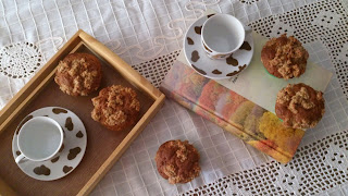 muffins dulce magdalena mayonesa canela streusel avena fit healthy originales diferentes desayuno merienda postre horno esponjosos húmedos tiernos cuca