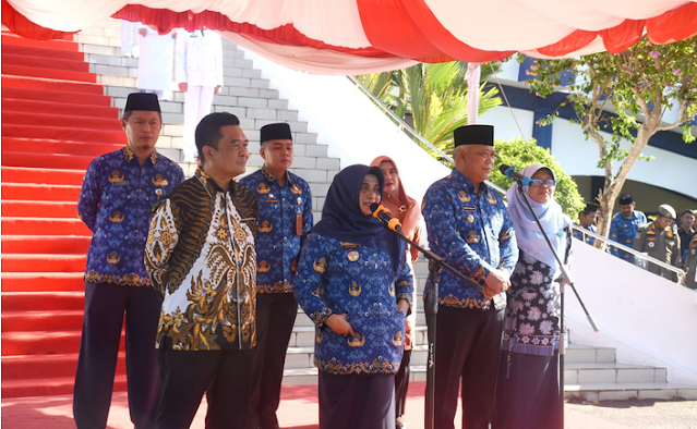 Walikota dan Wakil Walikota Tanjungpinang Berpamitan Bersama Seluruh ASN