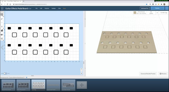 Easel Pro Pedal Board Design