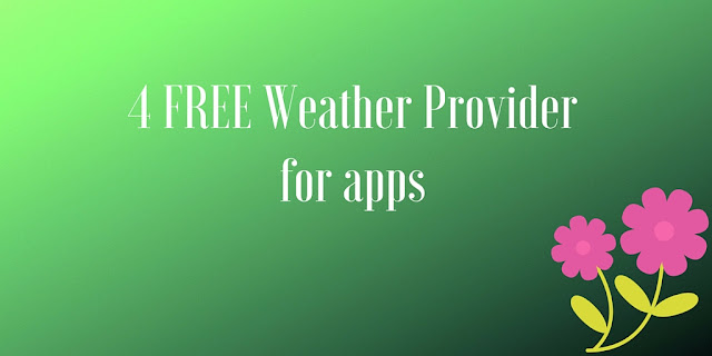 free weather api for apps