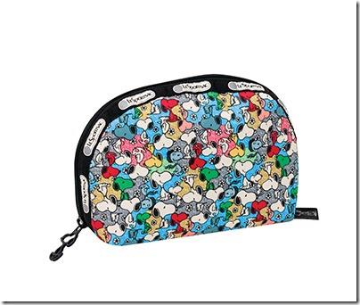 Peanuts X LeSportsac 8170 Medium Dome Cosmetic 02