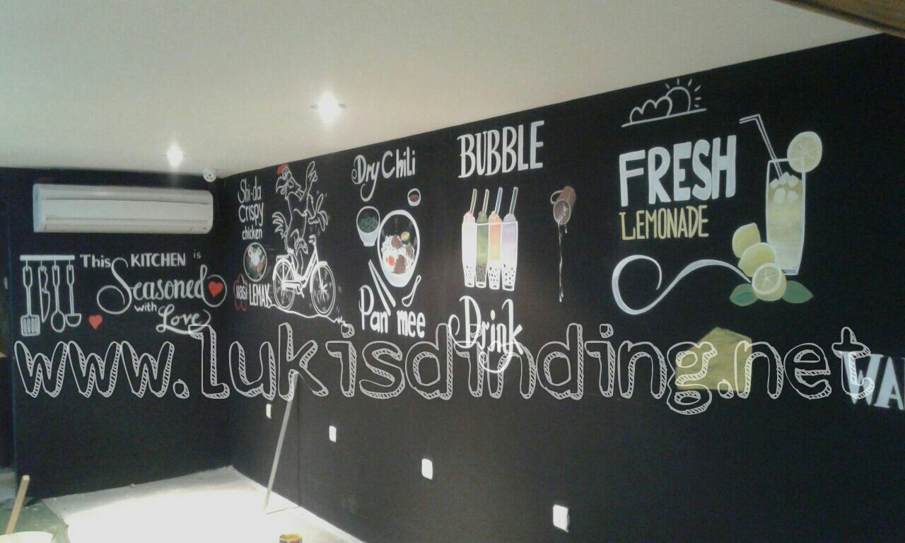 Lukisan Dinding Cafe  Jasa Lukis Tembok  Lukis Dinding 