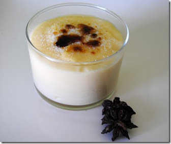 Crema Catalana with Star Anise