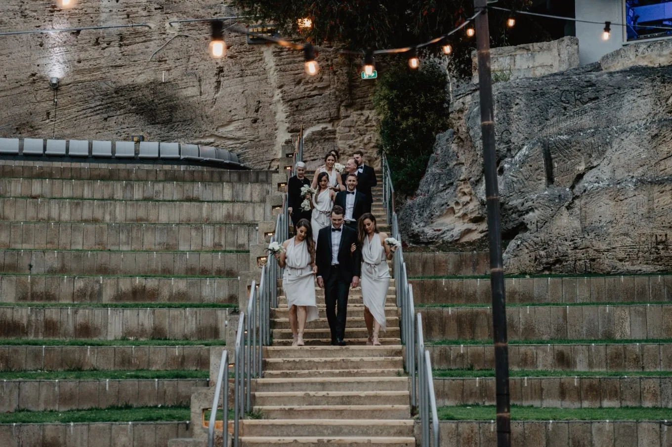 PERTH WEDDING QUARRY AMPHITHEATRE BRIDAL GOWN ZACH TAYLOR PHOTOGRAPHY