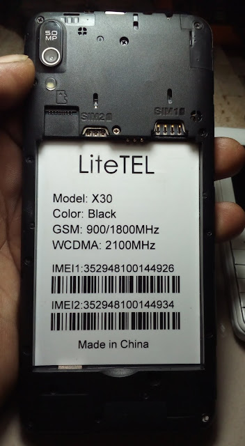 Litetel X30 Flash File| Frp / Fastboot/ Dead Recovery