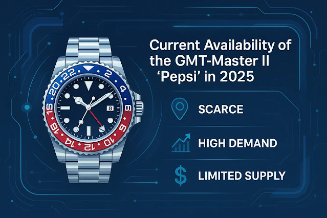 2025年現在の「GMTマスター2 ペプシ」の入手難易度とは？