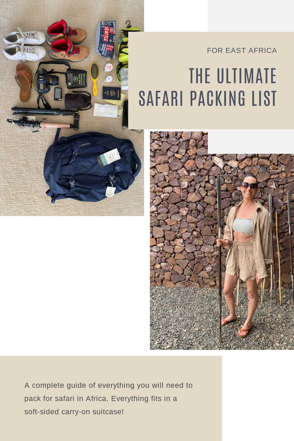 safari packing list