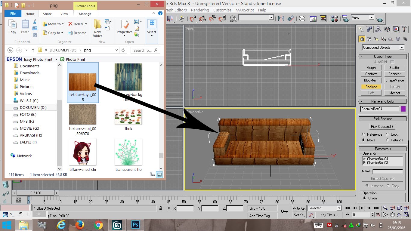 Della Putri Ramadhani Tutorial Membuat Sofa Di 3ds Max