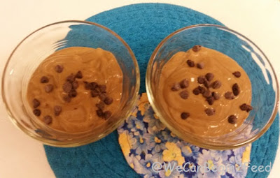 Chocolate Mint Avocado  Protein Mousse