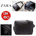ZARA Men's Messenger Bag (Black)