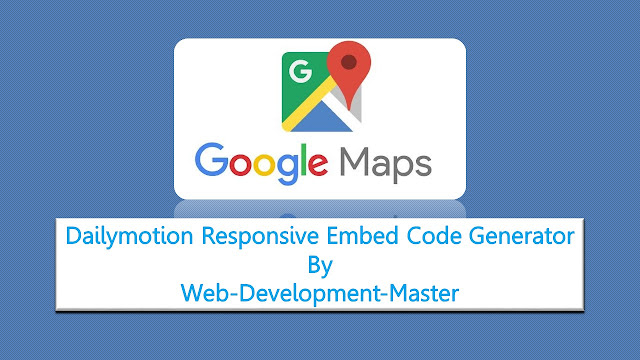 Google Maps Responsive Embed Code Generator