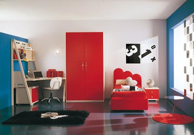 Red  Kid’s Bedroom