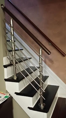 Model Railing Tangga Besi Minimalis 