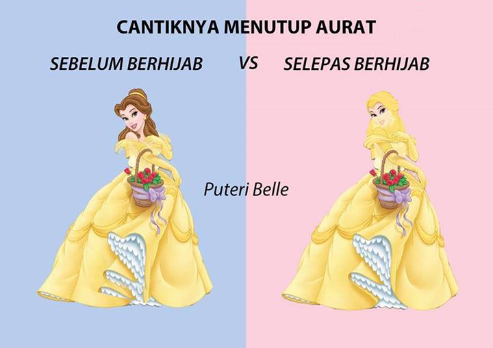 Lihatlah, Betapa Cantiknya Jika Para Putri dalam Dongeng 