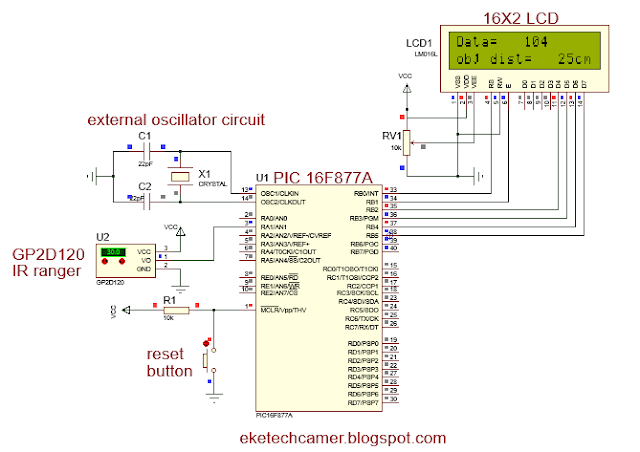 GP2D120 interfaced with PIC 16F8771A