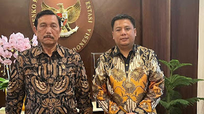 Bupati Vandiko T. Gultom Koordinasi ke Kemenko Marves, Luhut Panjaitan: Jangan Takut