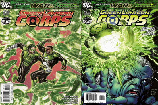 green lantern corps 58. Green Lantern Corps #58
