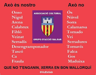 mallorquí VS catalá