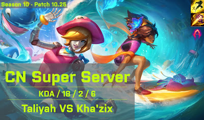 Taliyah JG vs Khazix - CN Super Server 10.25