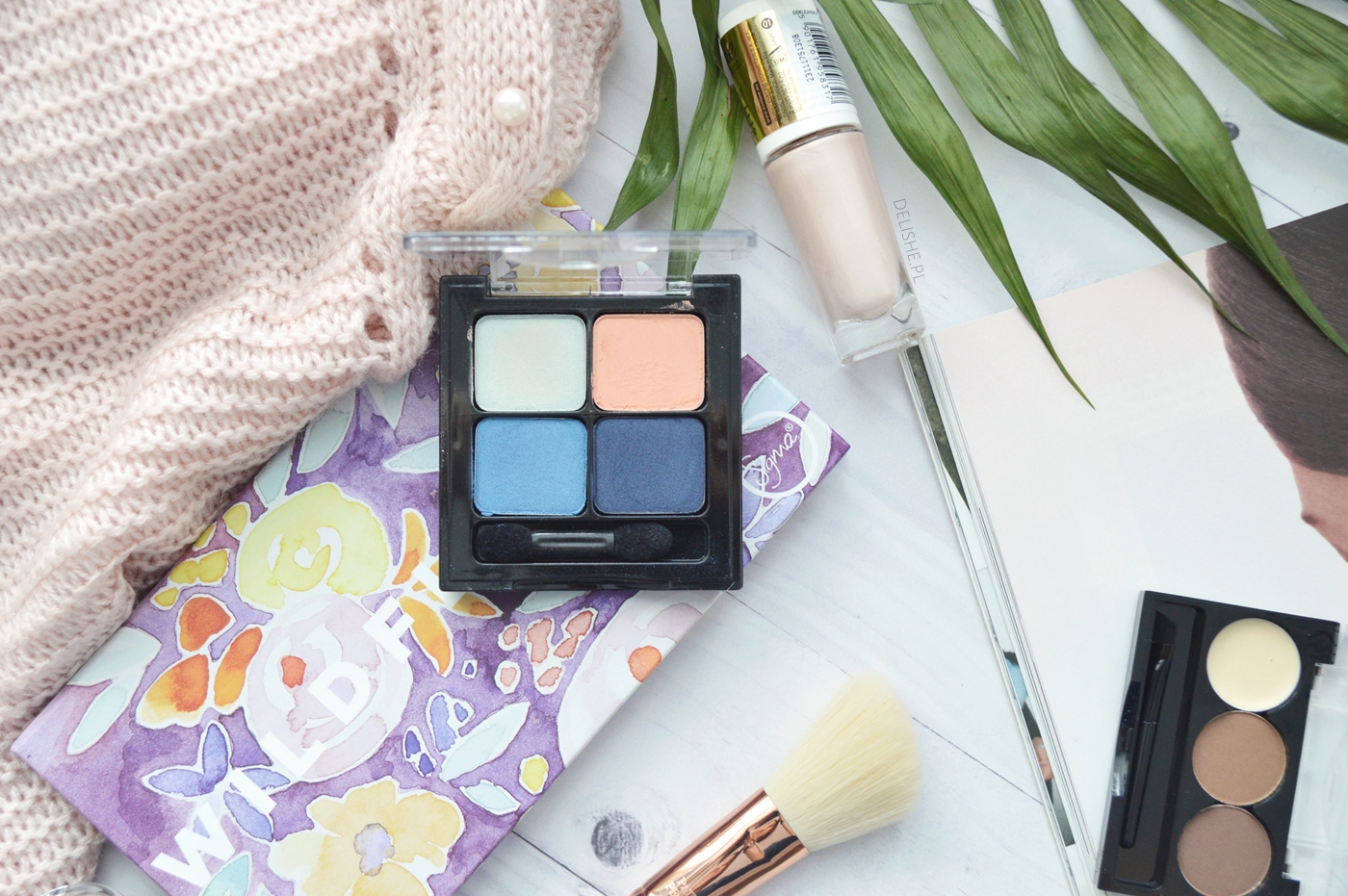 eveline cosmetics paleta cieni quattro