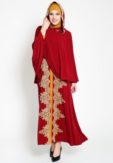 15 Model Baju Gamis Muslimah Modern