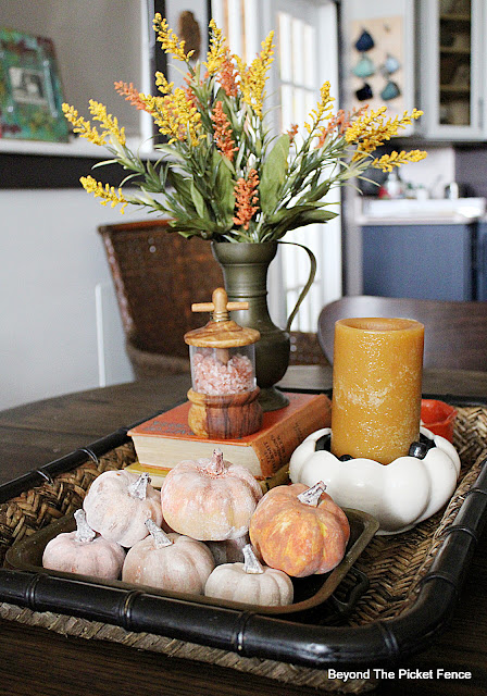 Thrifty Thursday Creating an Eclectic Autumn Vignette