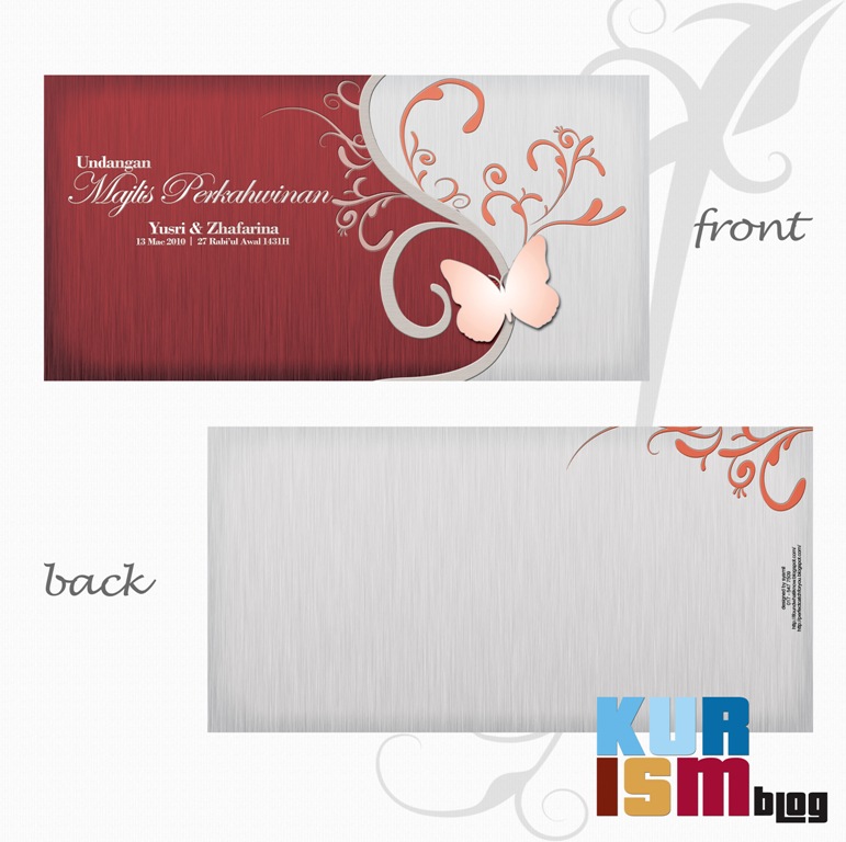 Labels wedding card