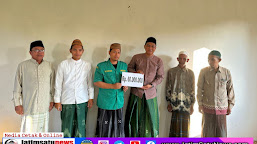 Ketua Fraksi PKB DPRD Sumenep Salurkan Bantuan Dana Pembangunan MWCNU Manding