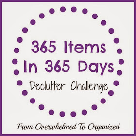 365 Items in 365 Days Decluttering Challenge | fromovewhelmedtoorganized.blogspot.com