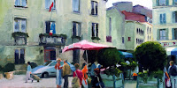 Market Perigueux I and II by Liza Hirst