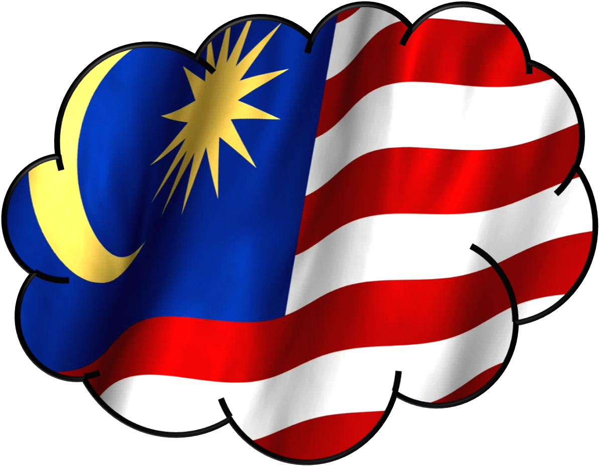  Lukisan  Gambar Bendera  Malaysia Berkibar Cikimm com