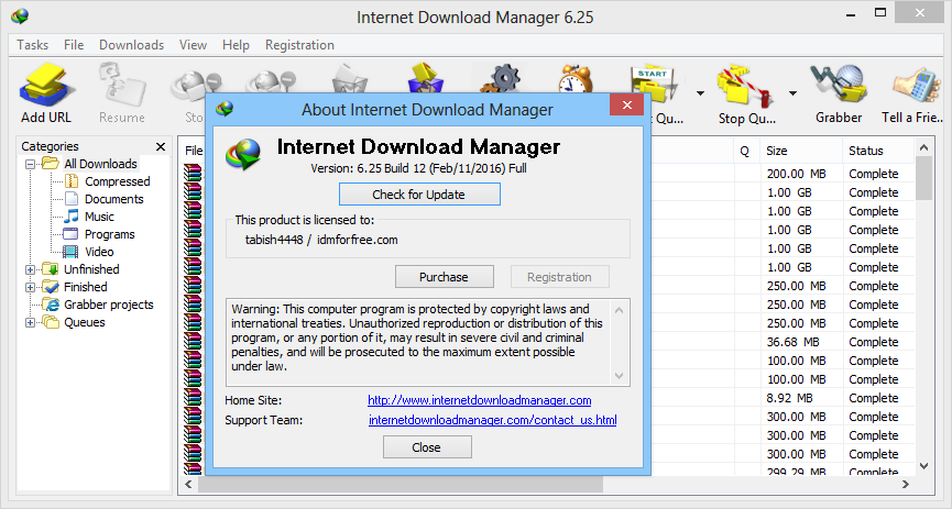 FREE IDM REGISTRATION: Latest Internet Download Manager ...