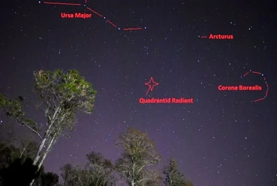 Lihat Hujan Meteor Pertama di 2014