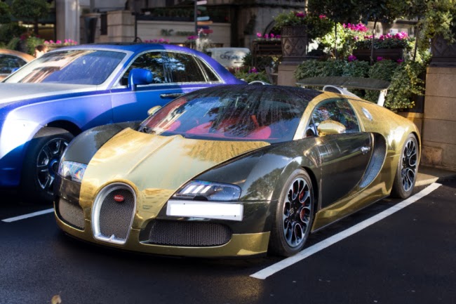 Luxury Life Design: Incredible Gold Bugatti Veyron