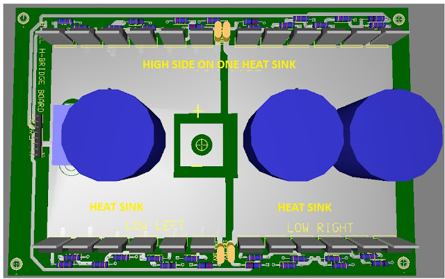 H bridge board for inveters