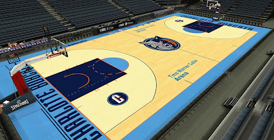 NBA 2K14 Bobcats HD Court Mod