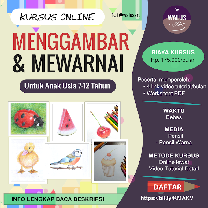 Kursus Menggambar Online Program Reguler